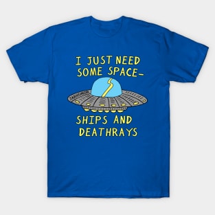 Spaceships And Deathrays T-Shirt